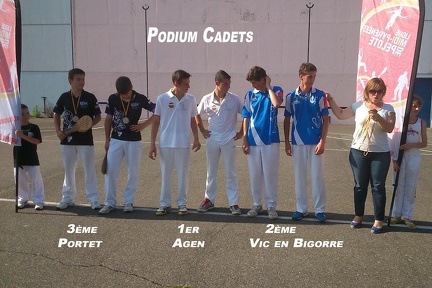 Podium Cadets