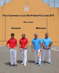 Finale 4ème série Ch de Ligue Place Libre 2015-1