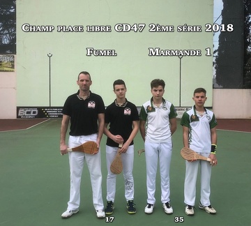 CD47 Place Libre 2ème série 2018-22