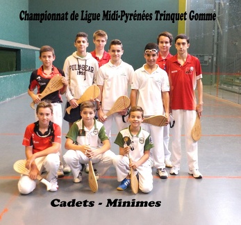Ch de Ligue M-Pyrénées Trinquet Cadets-Minimes 2014-2015-1